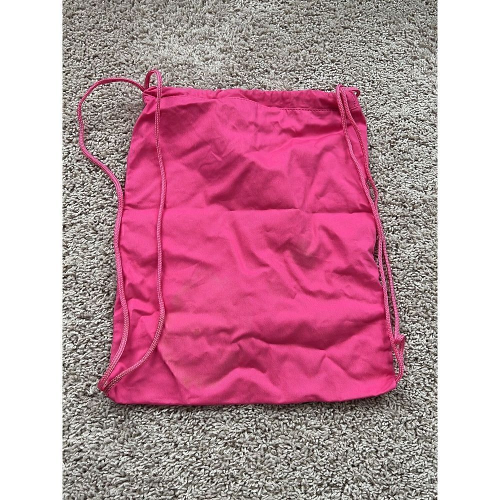 Tommy Hilfiger Hot Pink Drawstring Backpack Bag - Picture 2 of 2